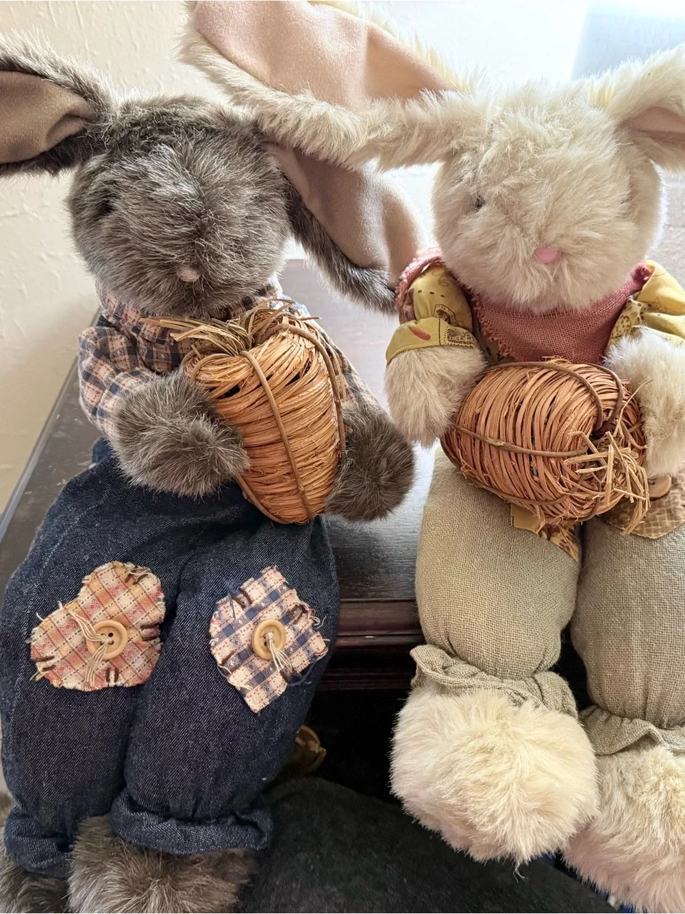 Vintage Bunny Shelf Sitters